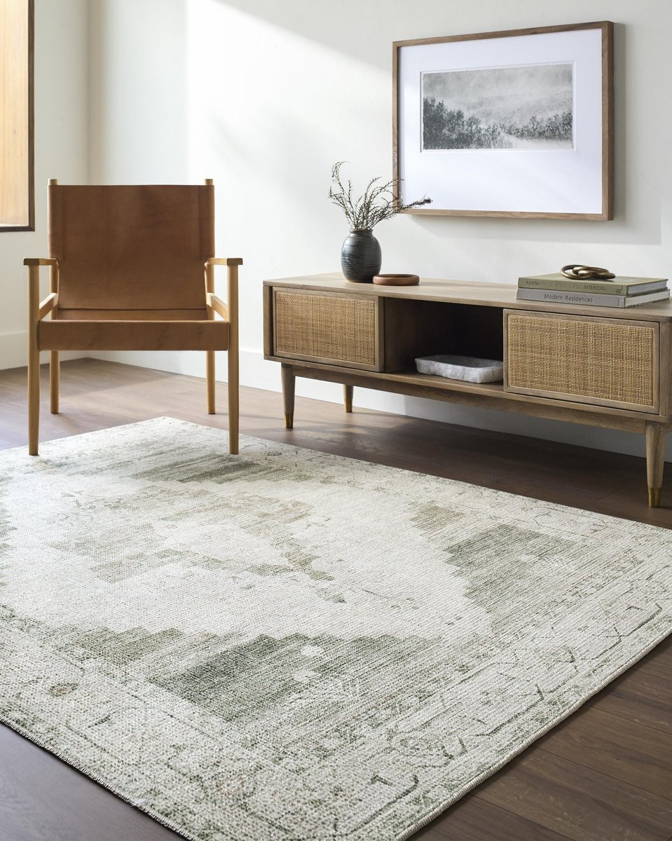 Luca 32372 Sage/Taupe/Dusty Rose (BONC-2303) Printed Area Rug | Rugs Direct