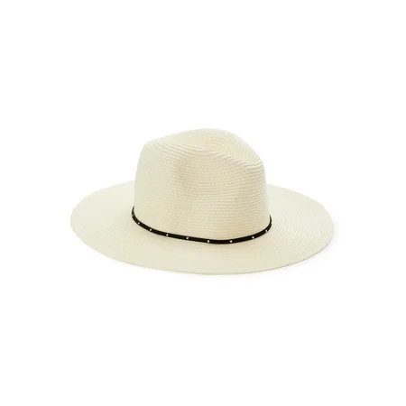 Time and Tru Wide Brim Fedora | Walmart (US)