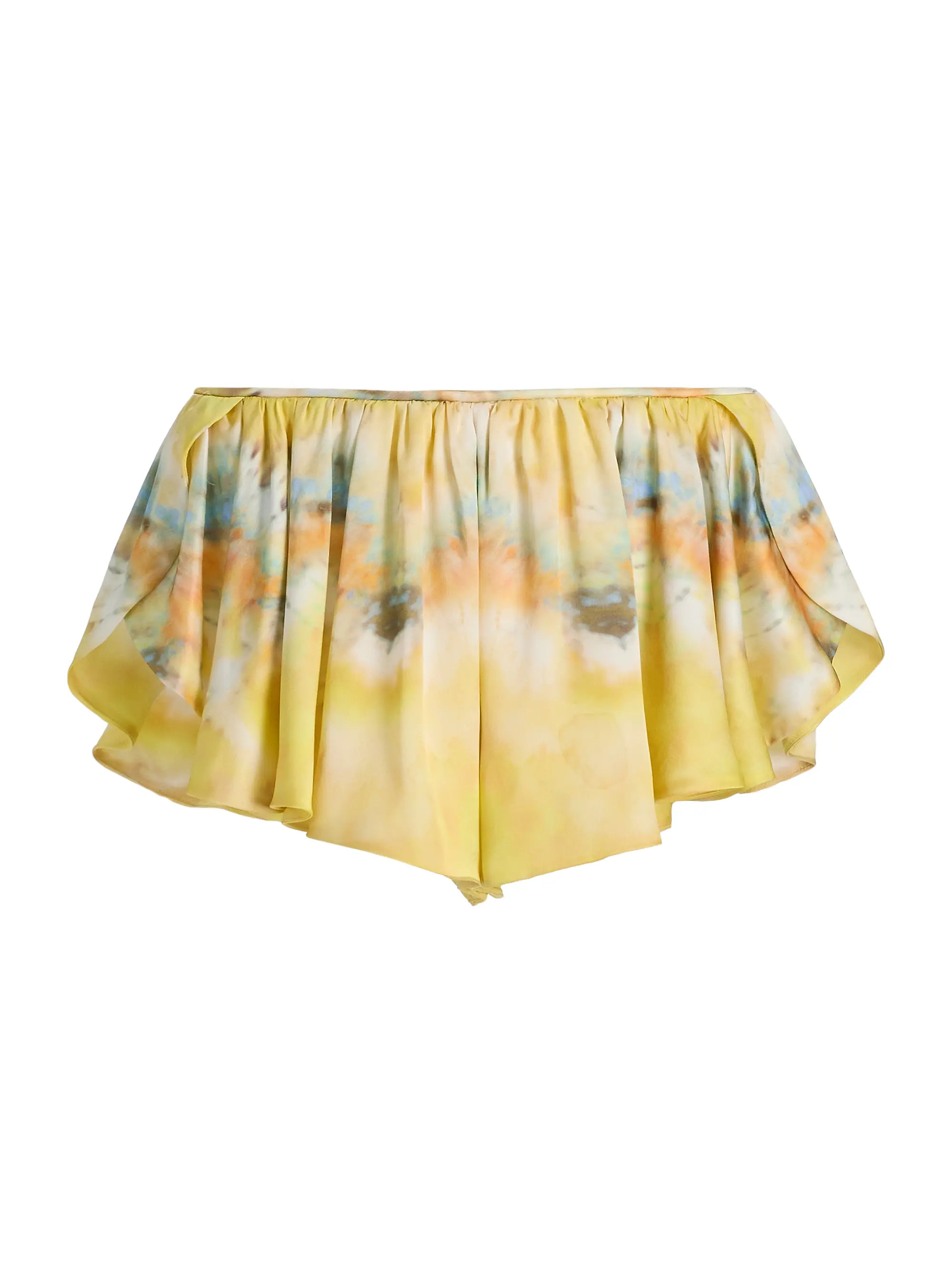 Zimmermann Alchemy Tuck Silk Micro Shorts | Saks Fifth Avenue | Saks Fifth Avenue