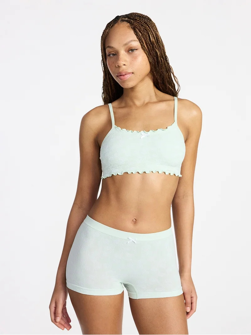 No Boundaries Seamless Cami and Boyshort Set, 2-Piece, Women's XS-XXXL | Walmart (US)
