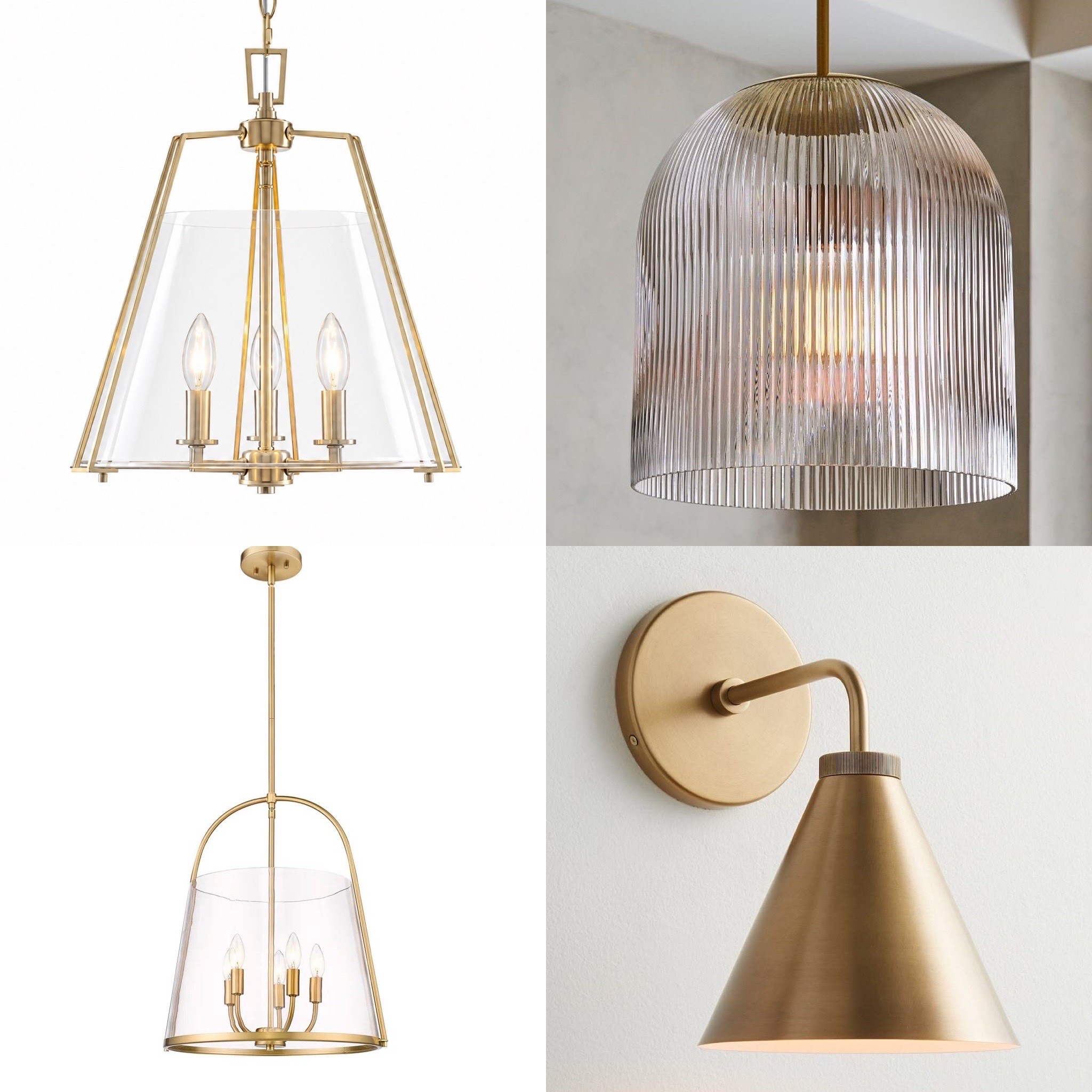 Client options for Kitchen. Pendants for over the island and sconces for the coffee bar and sink