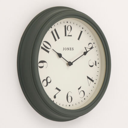 Moss Green Venetian Wall Clock 30x30cm | TK Maxx