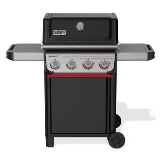 Spirit SB-E-425 4-Burner Propane Gas Grill in Black with Powerful Boost Burners | The Home Depot