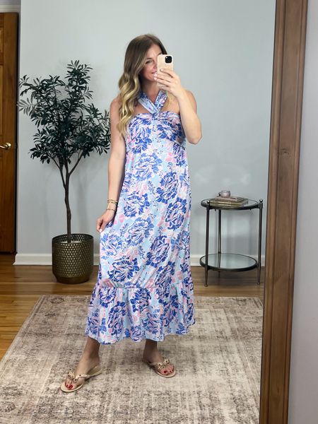 The print of this maxi dress is so pretty! Love the neck detail. Wearing size small. Code 2SE5WN6M saves valid until 5/14/24

#LTKFindsUnder50 #LTKSaleAlert #LTKStyleTip