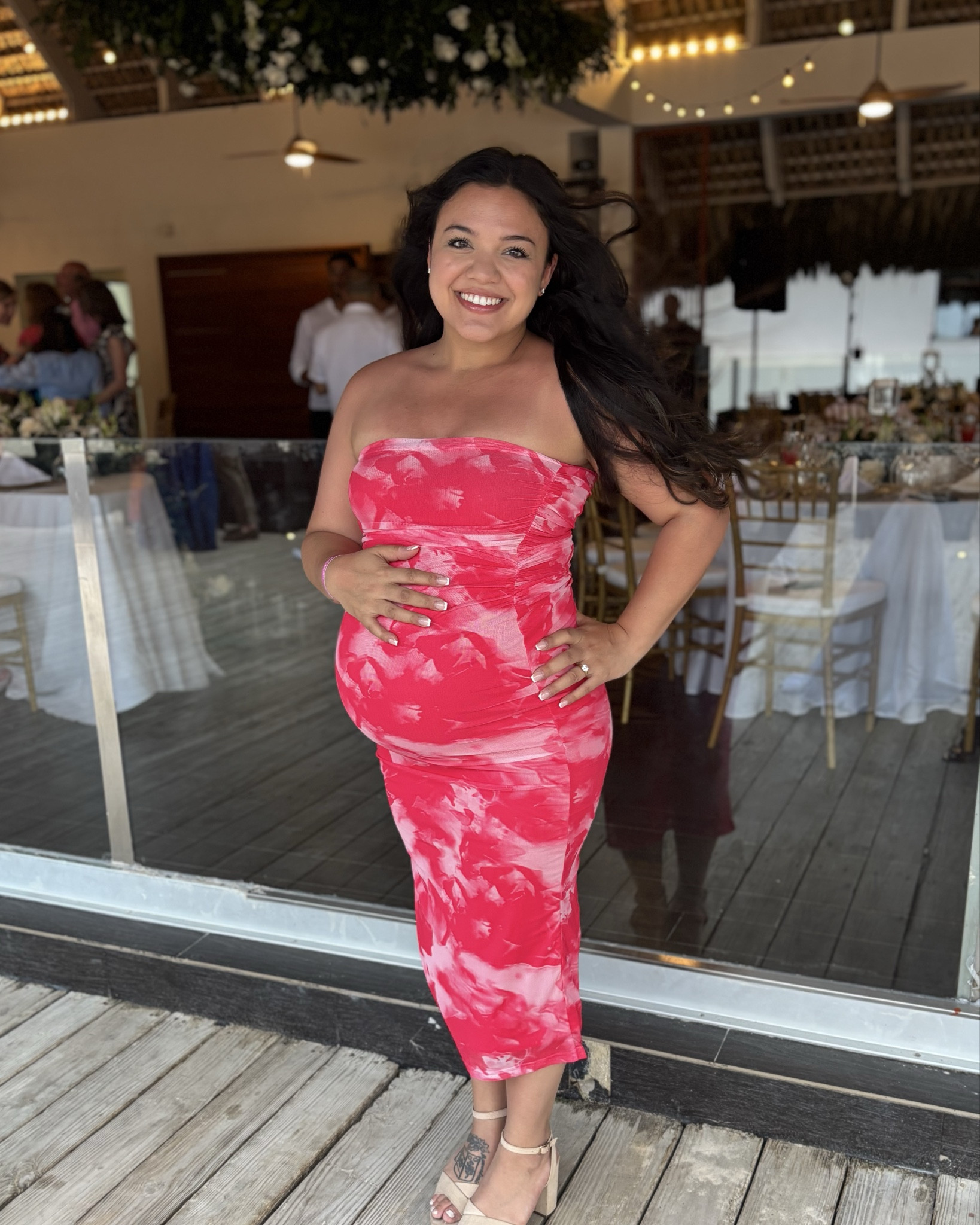 Dress the bump for a beach wedding 🩷 

#LTKPetite #LTKSummerEdit #LTKBump