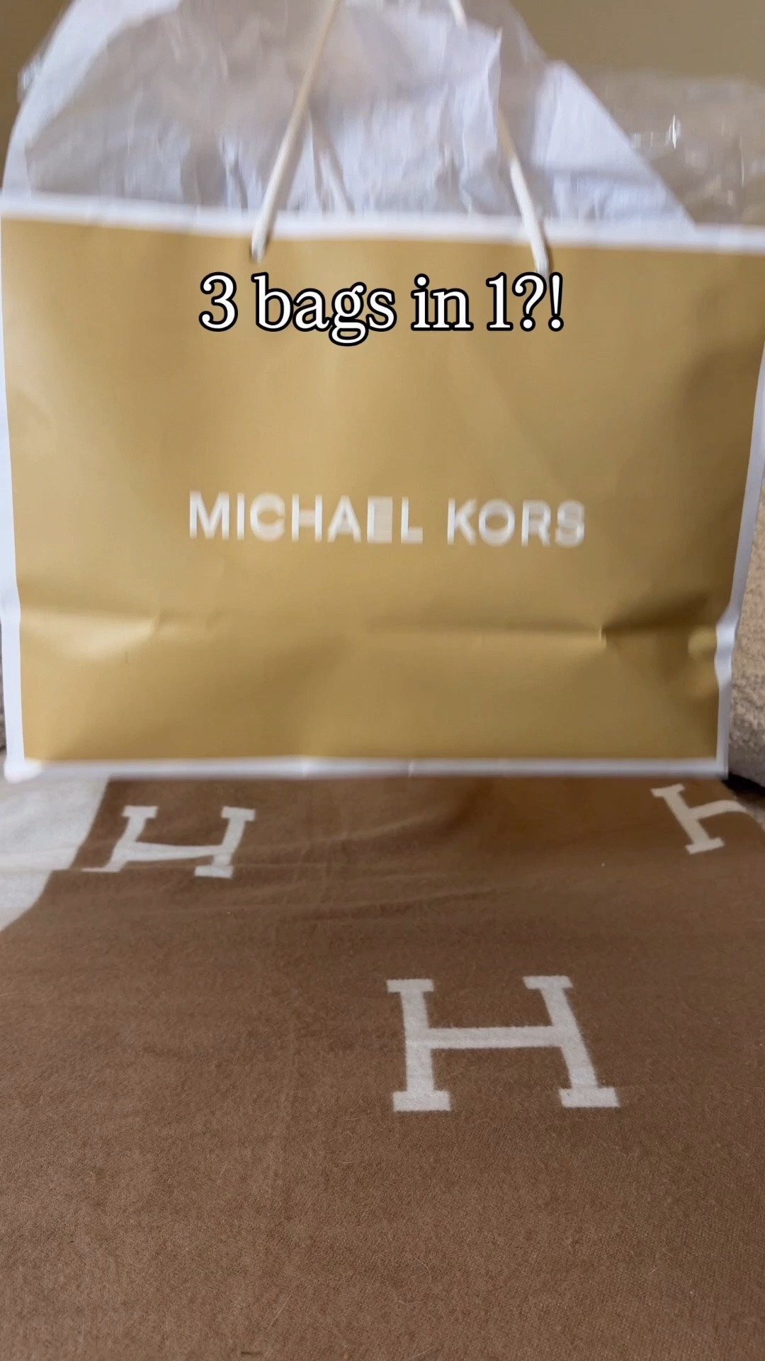 Why is this not the most viral Michael Kors bag?! 😍 Comment SHOP & I’ll dm you the link 👜

I went to find the large Michael Kors Hamilton satchel that has gone super viral but it is completely sold out in the color luggage everywhere!

I came across the new large Bryant bag and immediately thought it’s just as good (maybe even better) that the Hamilton satchel 😍
They did a cool spin on the Coach turnlock trend with the MK logo which is so cool and creative! You can also completely cover it if you want a logo less bag.

The strap is also incredibly versatile! You can wear it with just the leather strap or just the chain strap. With both to decorate or connect them to make a crossbody bag. The chain unhooks in the middle so that possibilities on how you can style it are endless!

This should be the viral Michael kors bag imo!