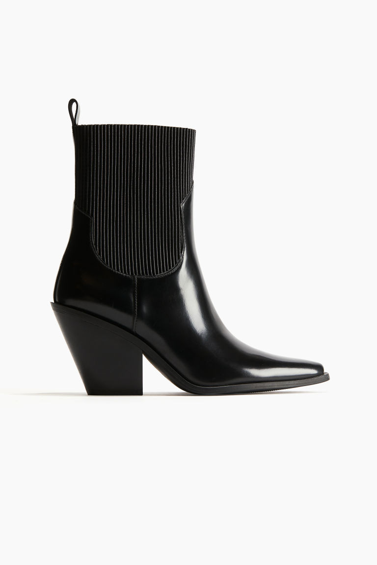 H & M - Pointed Boots - Black | H&M (US + CA)