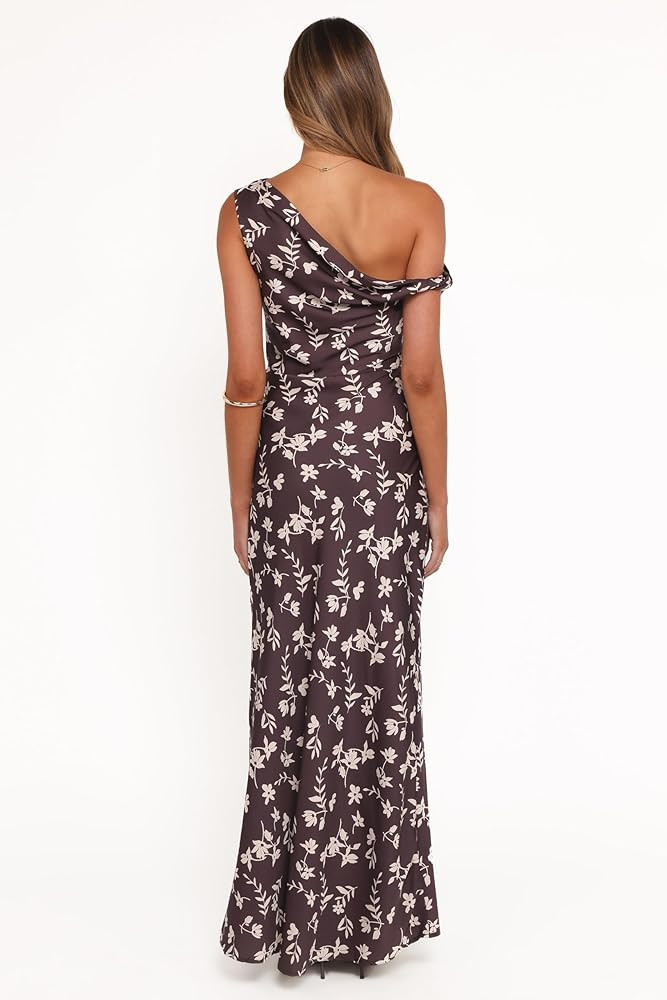 Petal & Pup Women's Zafira-midi-Dress-Brown-Cream-Floral | Amazon (US)