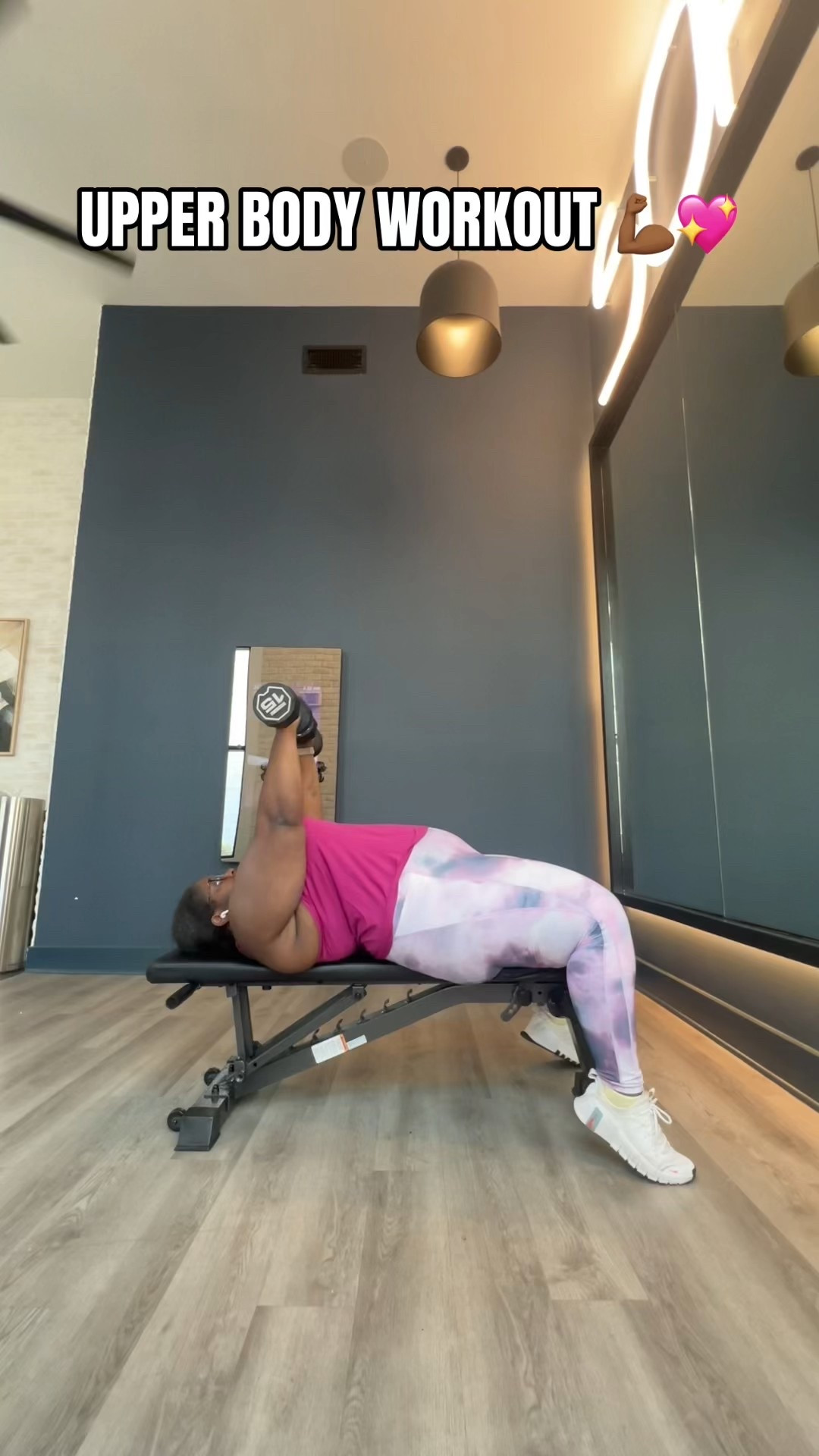 upper body workout with a cute #ootd #plussize #plussizefinds #plussizeactive #activewear 

#LTKPlusSize #LTKfitnessgoals #LTKootd