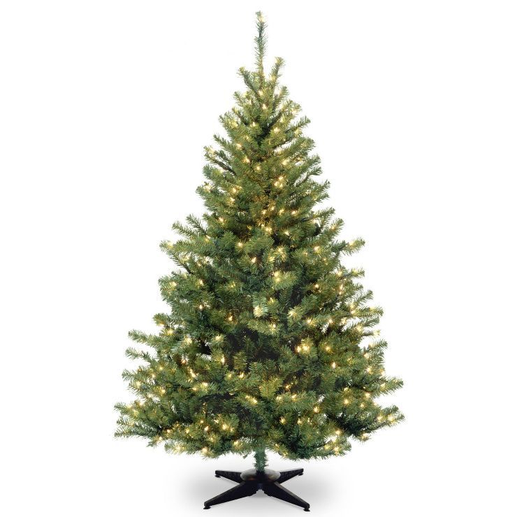 6ft National Christmas Tree Company Kincaid Spruce Artificial Christmas Tree Bulb Clear | Target