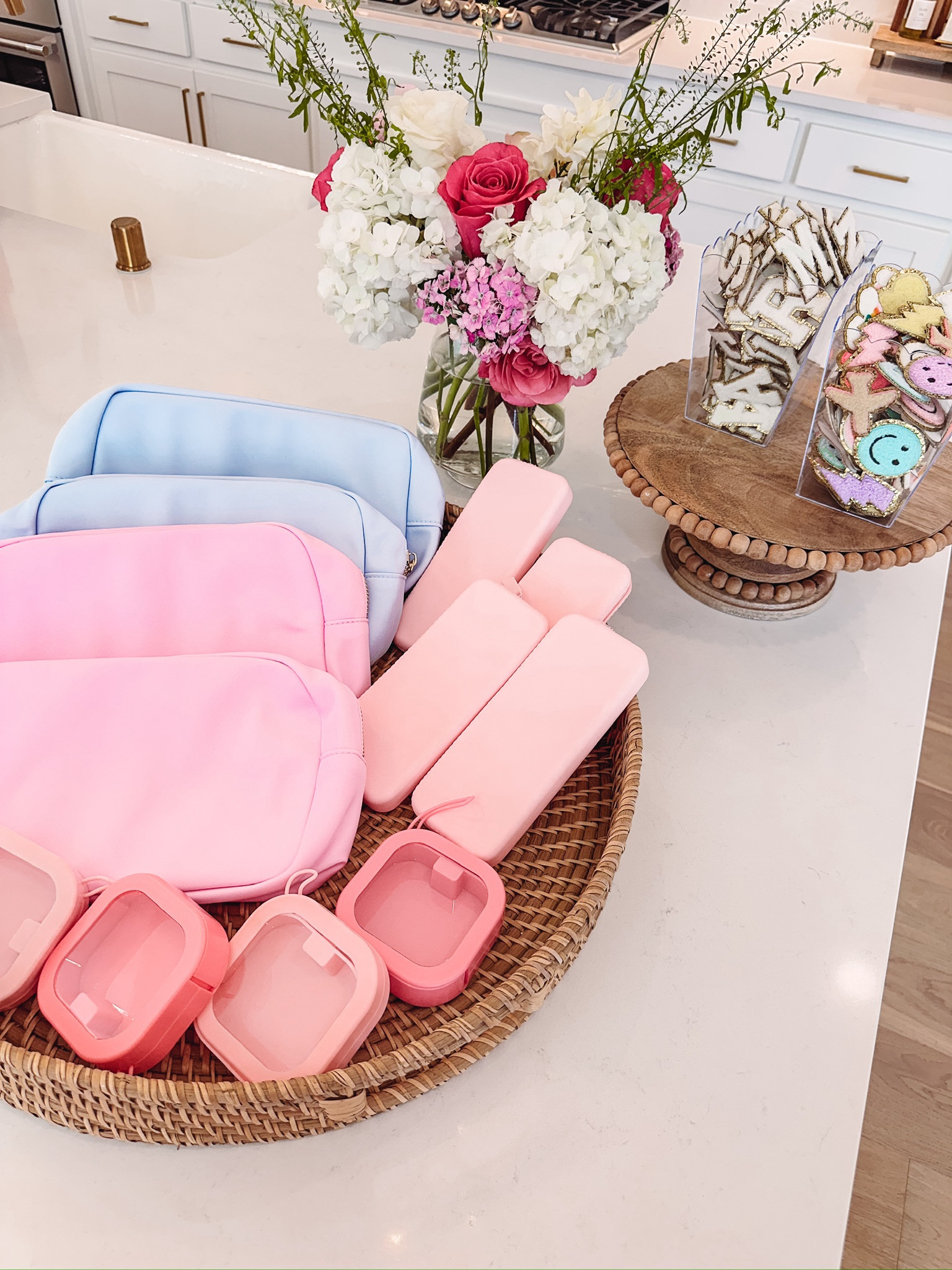 DIY makeup bag station for girls night!! Such a fun activity ☺️

Trendy trending unique patches pink Amazon makeup bag travel do it yourself 

#LTKSeasonal #LTKTravel #LTKParties