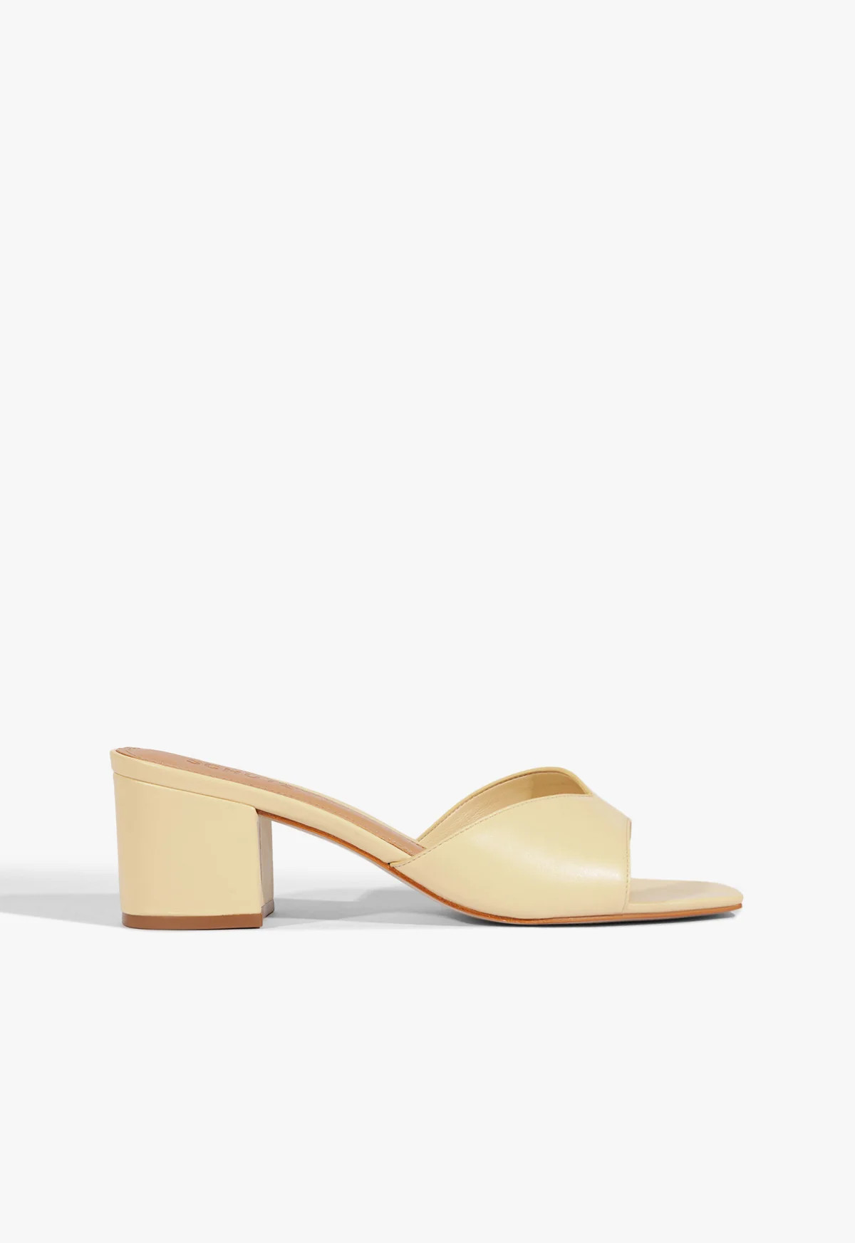 Margot Block Sandal | Beige | Leather | Schutz (US)