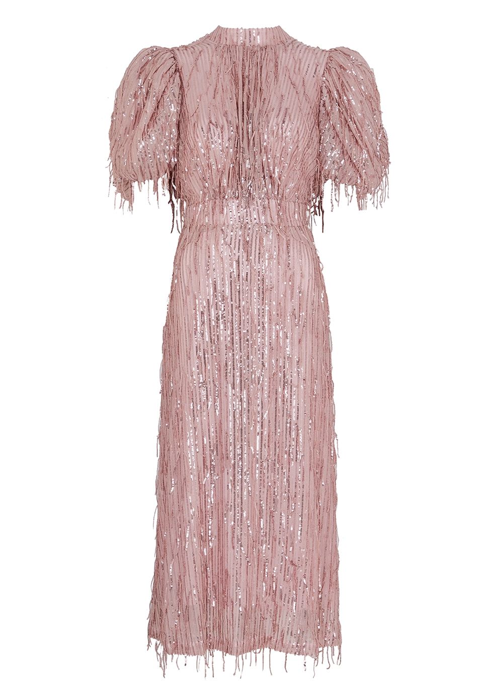 Dawn sequin-embellished fringed dress | Harvey Nichols (Global)