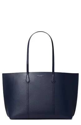 Tory Burch Perry Triple Compartment Leather Tote in Black at Nordstrom | Nordstrom