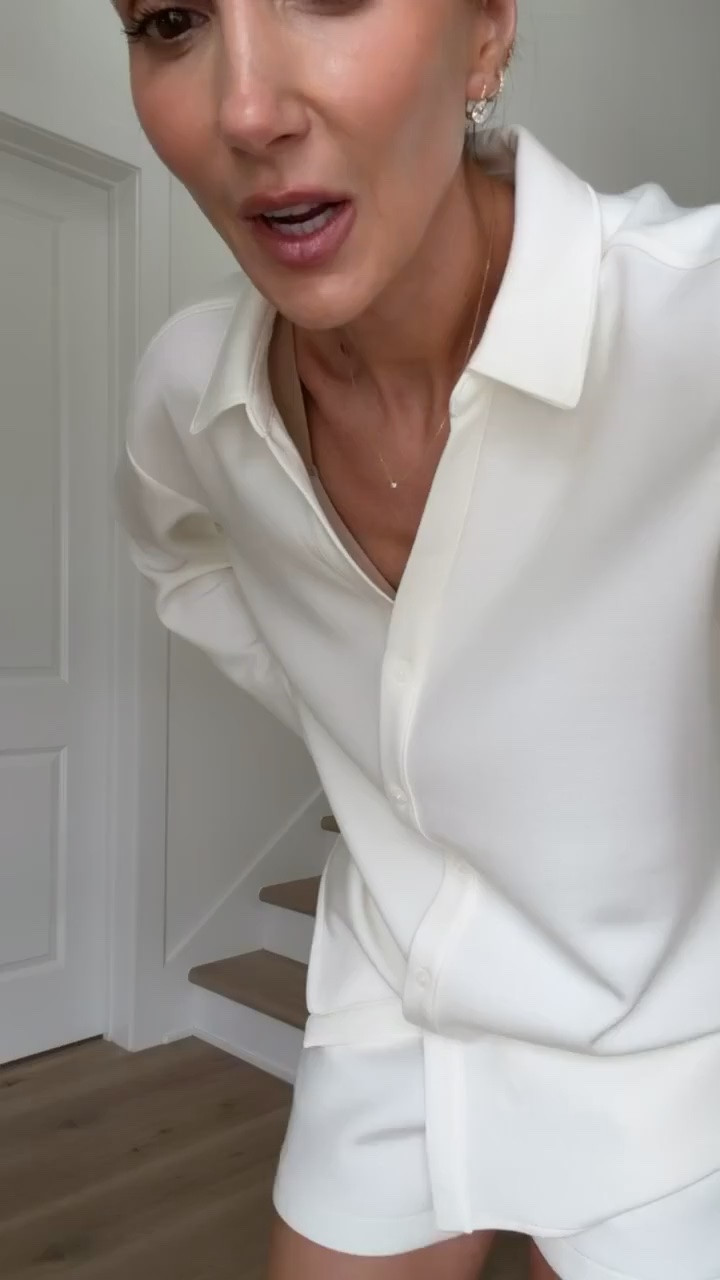 An elevated matching set that looks polished but feels like loungewear. The relaxed button down and tailored shorts make this one of those outfits you’ll reach for all summer long.

Wearing S
Code: ANNAMXSPANX 

Matching set, Summer outfit, White shorts set, Vacation outfit, Resort wear, Neutral outfit, Travel style, Chic basics, Elevated casual, Capsule wardrobe, Summer fashion, annabrstyle

#LTKootd #LTKOver40 #LTKTravel