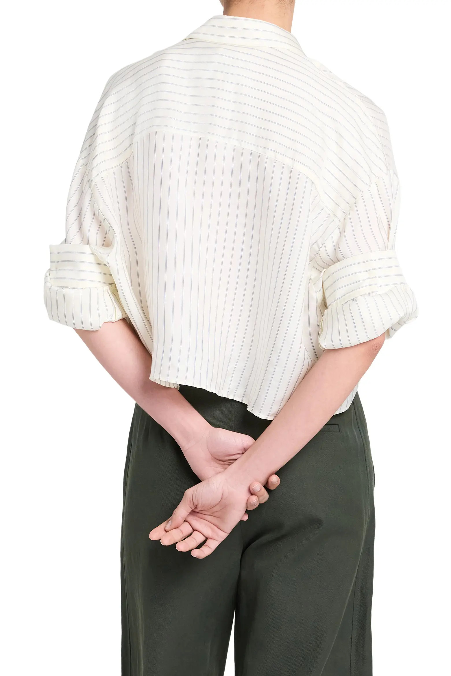 TWP Next Ex Striped Viscose & Silk Shirt (Women) | Nordstrom | Nordstrom