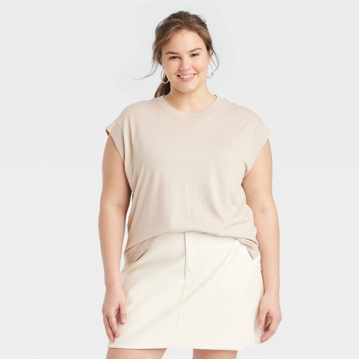 Women's Extended Shoulder T-Shirt - A New Day™ | Target