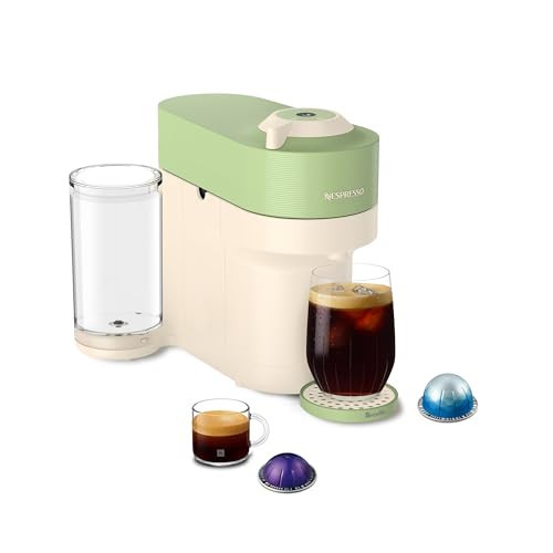 Nespresso Limited-Edition Vertuo Pop+ Coffee and Espresso Maker by Breville, Pistachio | Amazon (US)