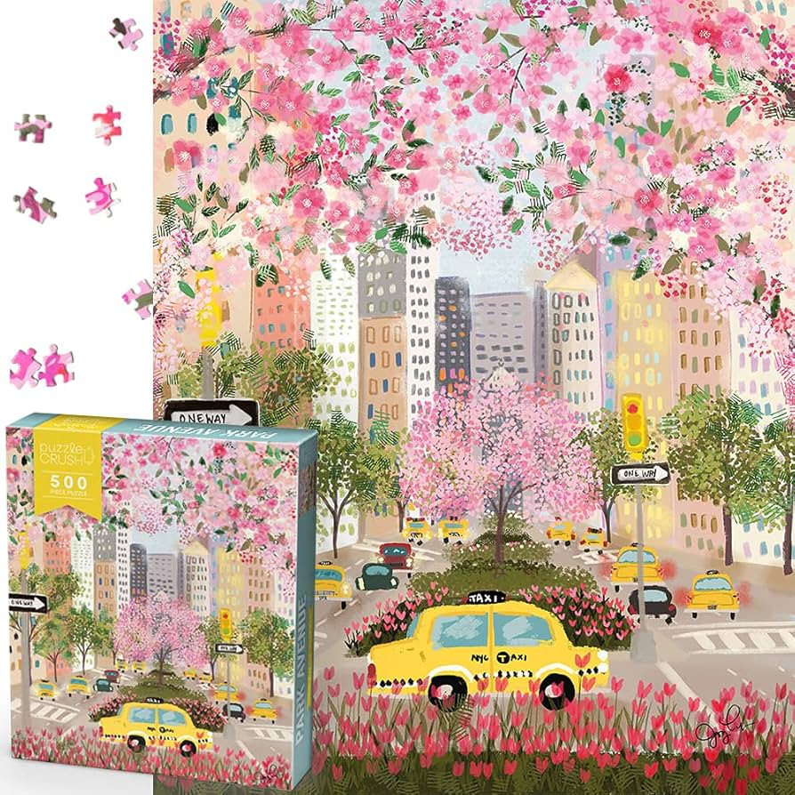 500 Piece Puzzles for Adults - Jigsaw Puzzles 500 Pieces - 500 Piece Puzzle - Park Avenue by Joy ... | Amazon (US)