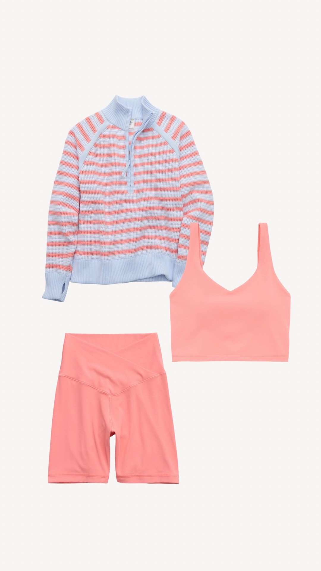 Just ordered! New peach set from Aerie. Ordered a S in the pullover & M in top & bottoms

#LTKmomlife #LTKfitnessgoals #LTKActive
