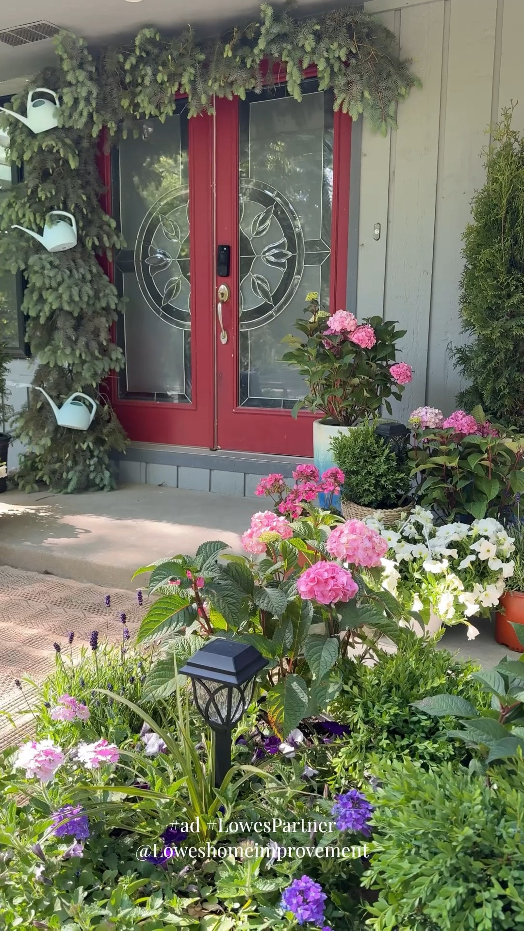 #ad For the last few months, our front step felt like an afterthought. The paint colors were patched, the bench had definitely seen better days, and the whole space just felt... forgotten.

Meanwhile, the inside of our house has been in constant renovation chaos, so finally giving this little corner some attention felt necessary. With some help from Lowe’s, a new rug, fresh
flowers, and solar lights, suddenly this became the one spot that actually feels finished. A place where we can sit and enjoy fresh air with our breakfast before starting the project of the day.
The place where we sit at the end of a long renovation day and pretend the rest of the house is done too.

What is one quick update you would do to refresh your outdoor space?

#LowesPartner @loweshomeimprovement #frontporchrefresh #frontsteprefresh #springrefresh

#LTKmorningroutine #LTKSeasonal #LTKSaleAlert