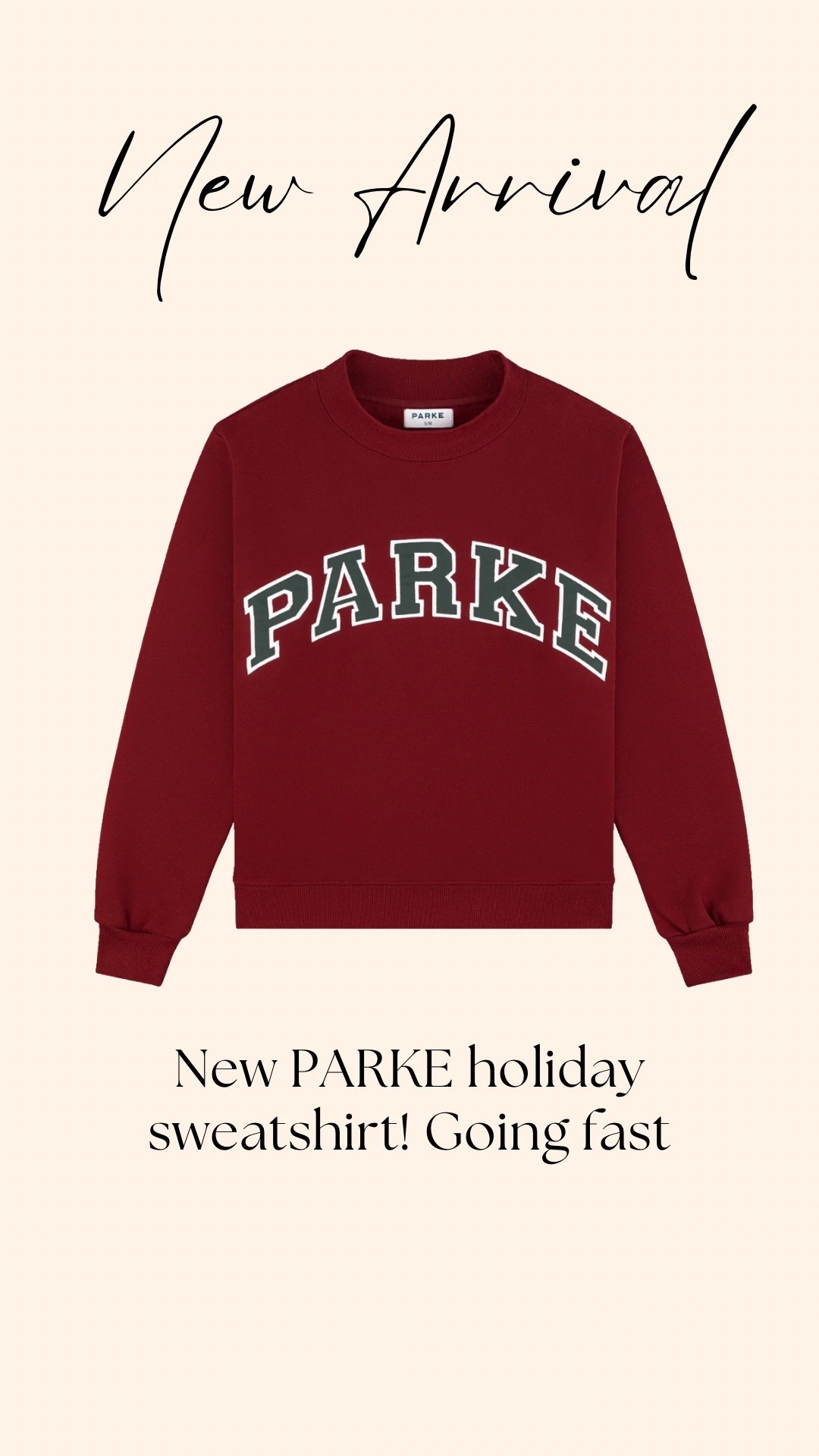 PARKE holiday sweatshirt! 

#LTKGiftGuide #LTKHoliday