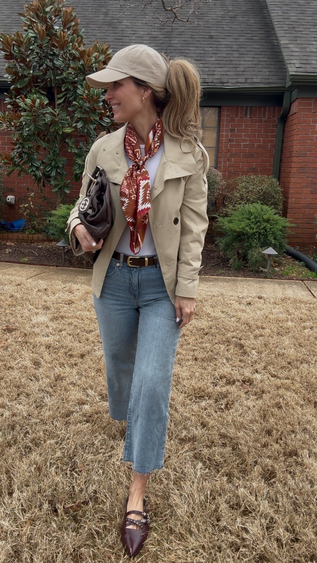 Bringing my pins to life part 62! Another rainy day here in West Tennessee this cropped trench I have worn in so many ways. I’m in a small in the jacket size 26 in the jeans and a small in the top.. 

#LTKdayinmylife #LTKootd #LTKgrwm