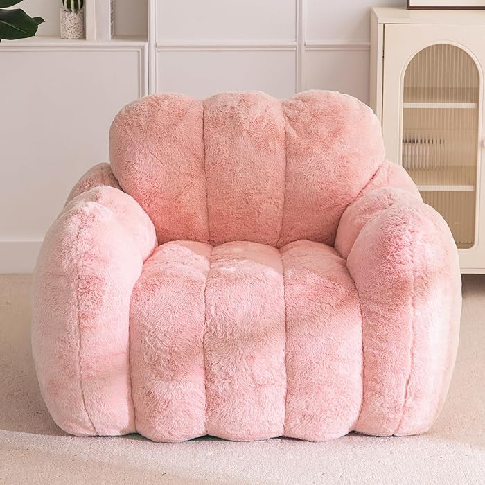 MAXYOYO Bean Bag Chair, Cloud Shaped Bean Bag Sofa for Adults, Soft Stuffed Lazy Floor Sofa with ... | Amazon (US)