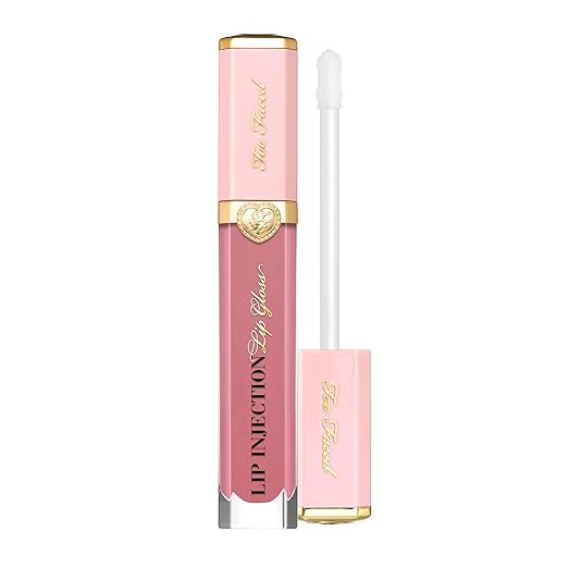Too Faced Lip Injection Lip Gloss Cooling Instant Lip Plumper | Creates Visible Volume, Hydration... | Amazon (US)