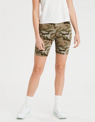 AE Highest-Rise Camo Bike Short | American Eagle Outfitters (US & CA)
