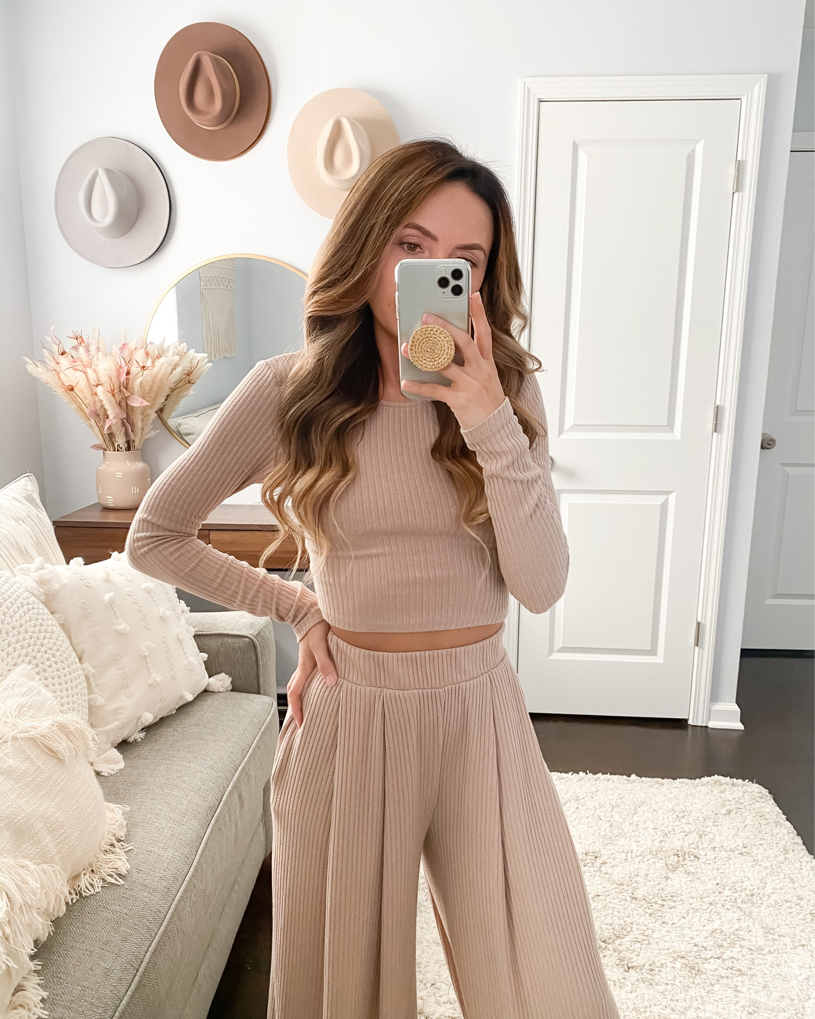 Cozy long sleeve ribbed knit set. Super cozy and perfect for casual wear, errands, or lounging!

#LTKunder100 #LTKSeasonal #LTKunder50