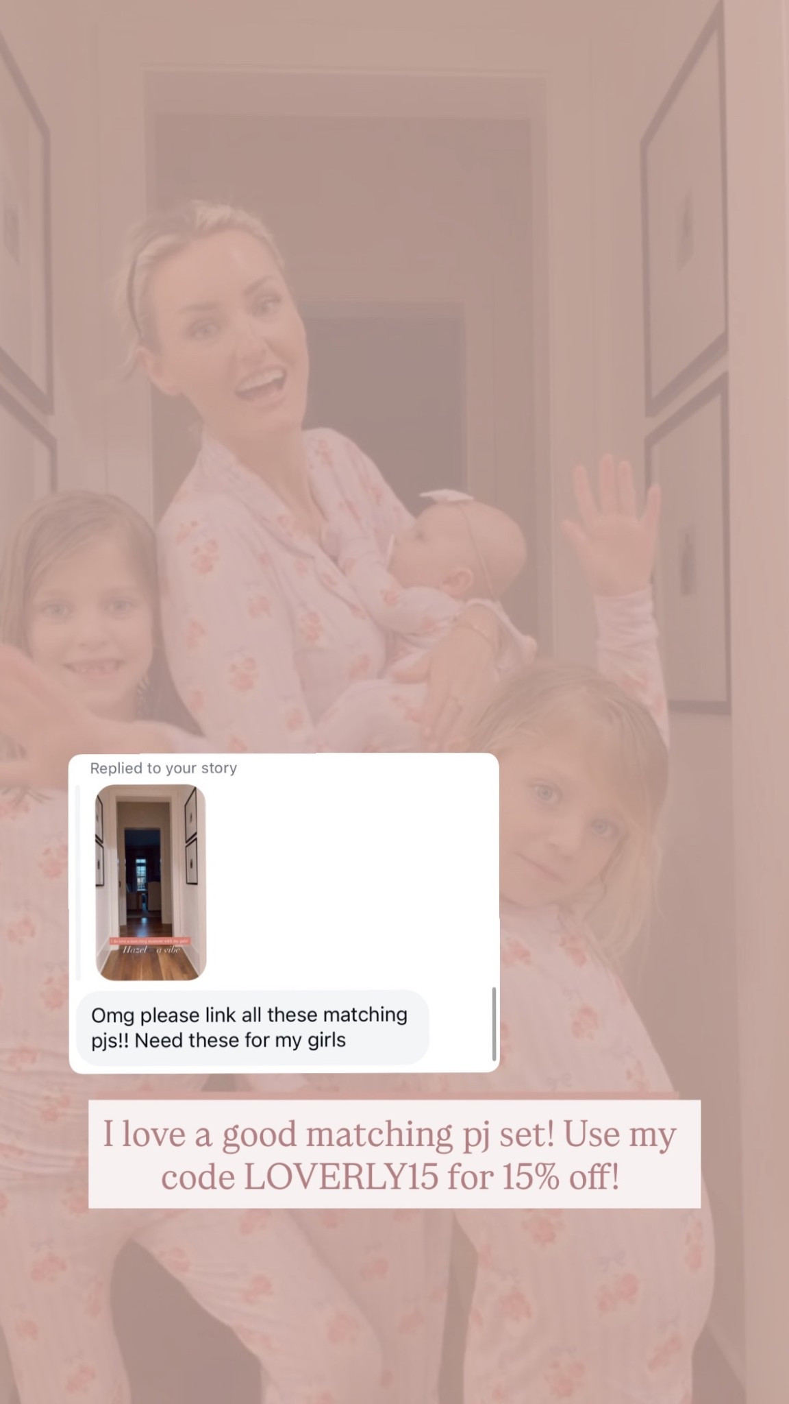 Love a matching moment with my girls 💕 use my code LOVERLY15 for 15% off!

Loverly Grey, matching pajamas, matching pjs, girls pjs, women’s pjs, pj set, pajama set 

#LTKmomlife #LTKKids #LTKBaby