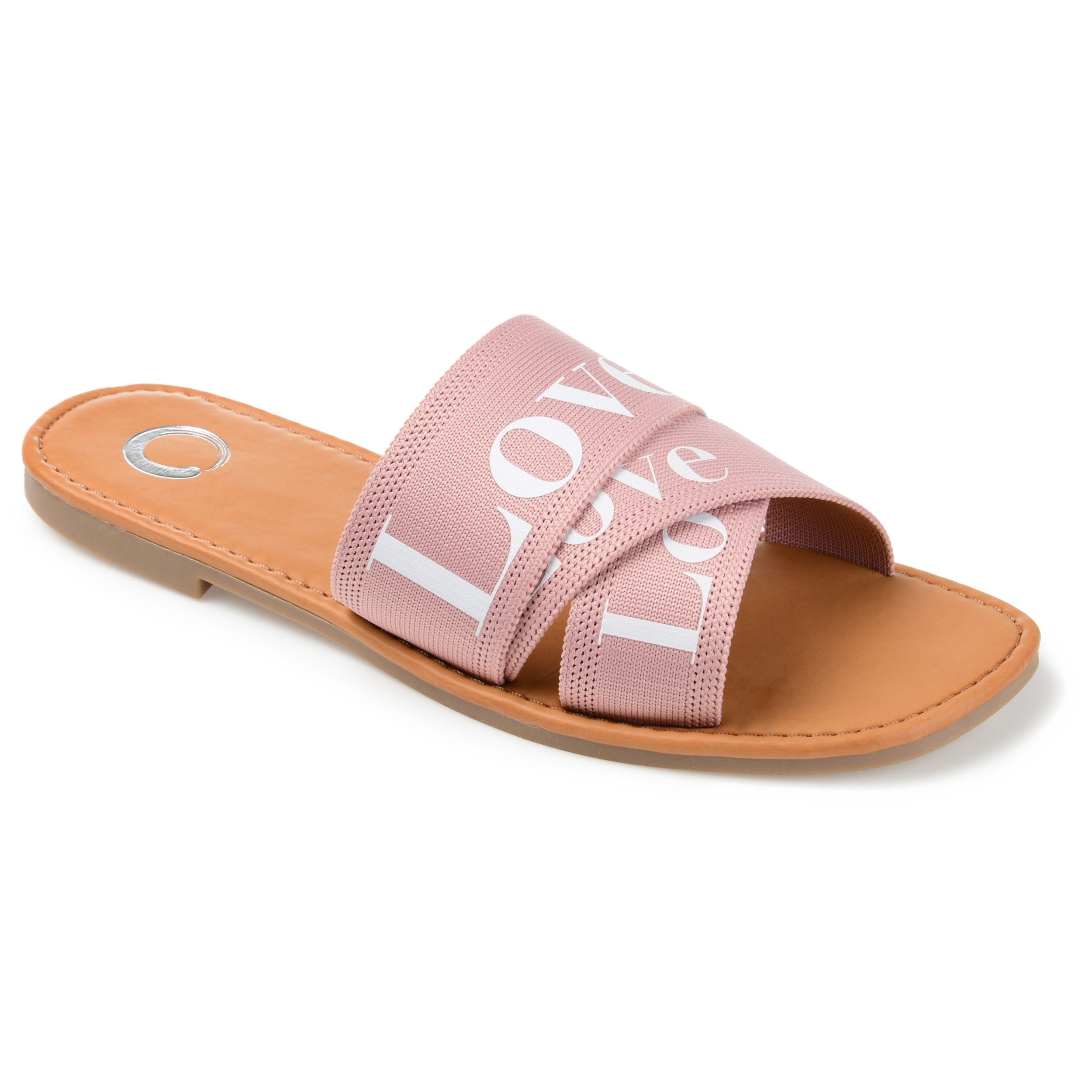 Brinley Co. Womens Tru Comfort Foam™ Soft Square Toe Slide - Walmart.com | Walmart (US)