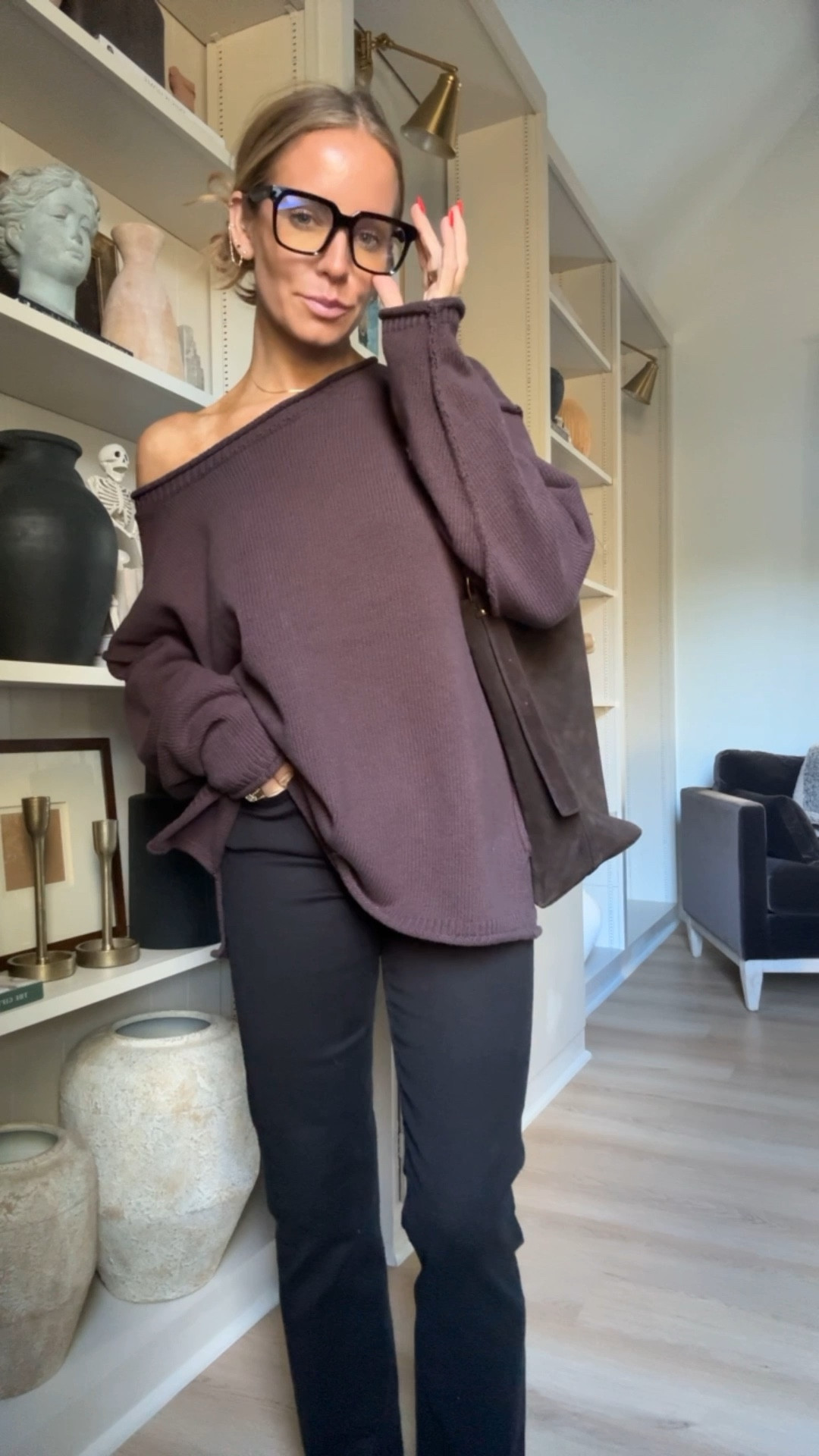 Give me all the oversized sweaters!

 Sweater: small 
Shoes: TTS
Denim: 27 
*These are the Tomcat Ankle from @mother. I linked a pair I found on Poshmark. 

#LTKShoeCrush #LTKOver40 #LTKStyleTip