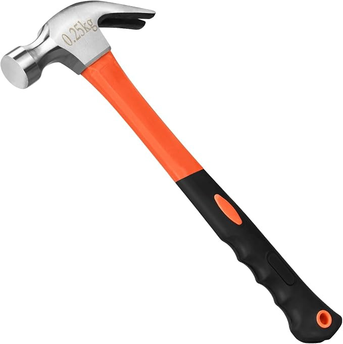 8/16/24oz Straight Rip Fiberglass General Purpose Claw Hammer, with Smooth Face & Non-slip Grip | Amazon (US)