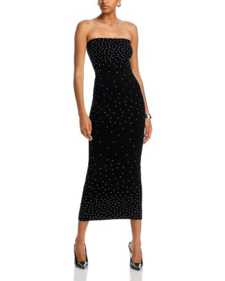 AQUA Rhinestone Tube Dress - Exclusive  | Bloomingdale's Women | Bloomingdale's (US)