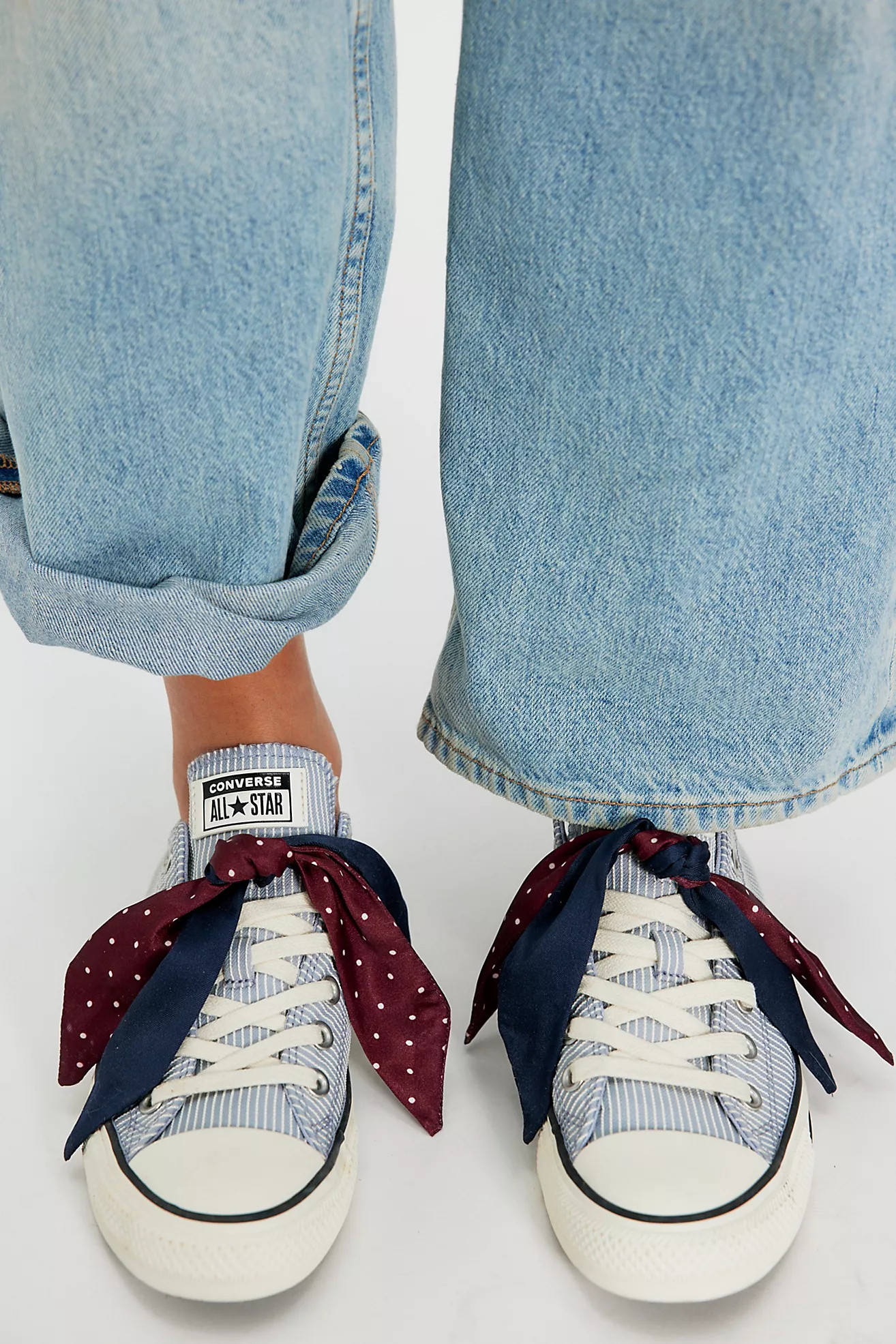 Chuck Taylor All Star Ribbon Low-Top Sneakers | Free People (Global - UK&FR Excluded)