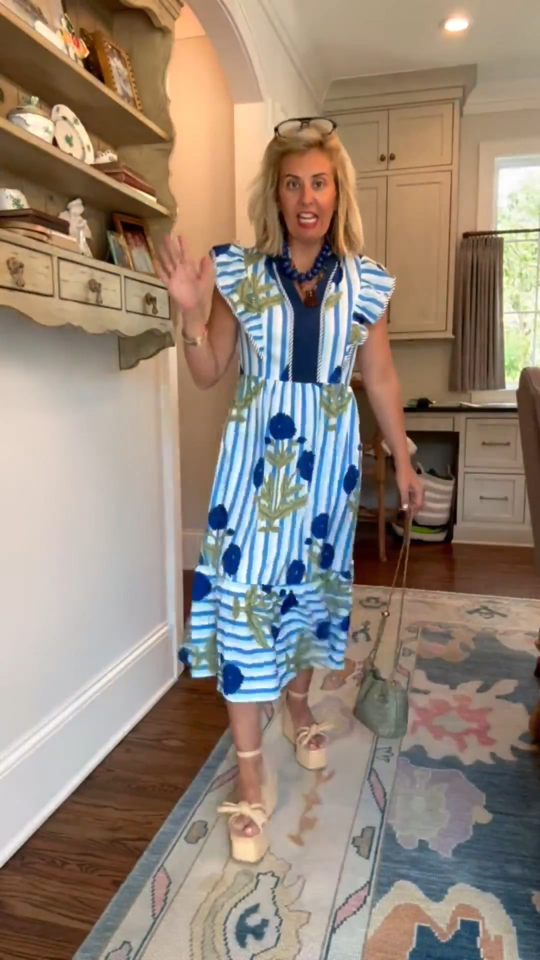 Absolutely stunning dress from the Zon! I’m in a small & 8 wedge.

#LTKdayinmylife #LTKSeasonal #LTKOver40