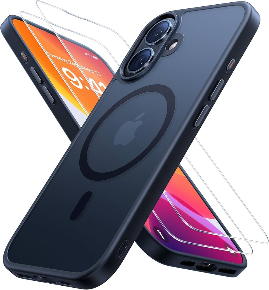Miracase Magnetic Series for iPhone 16 Plus Case [Compatible with MagSafe] [with 2X Screen Protec... | Amazon (US)