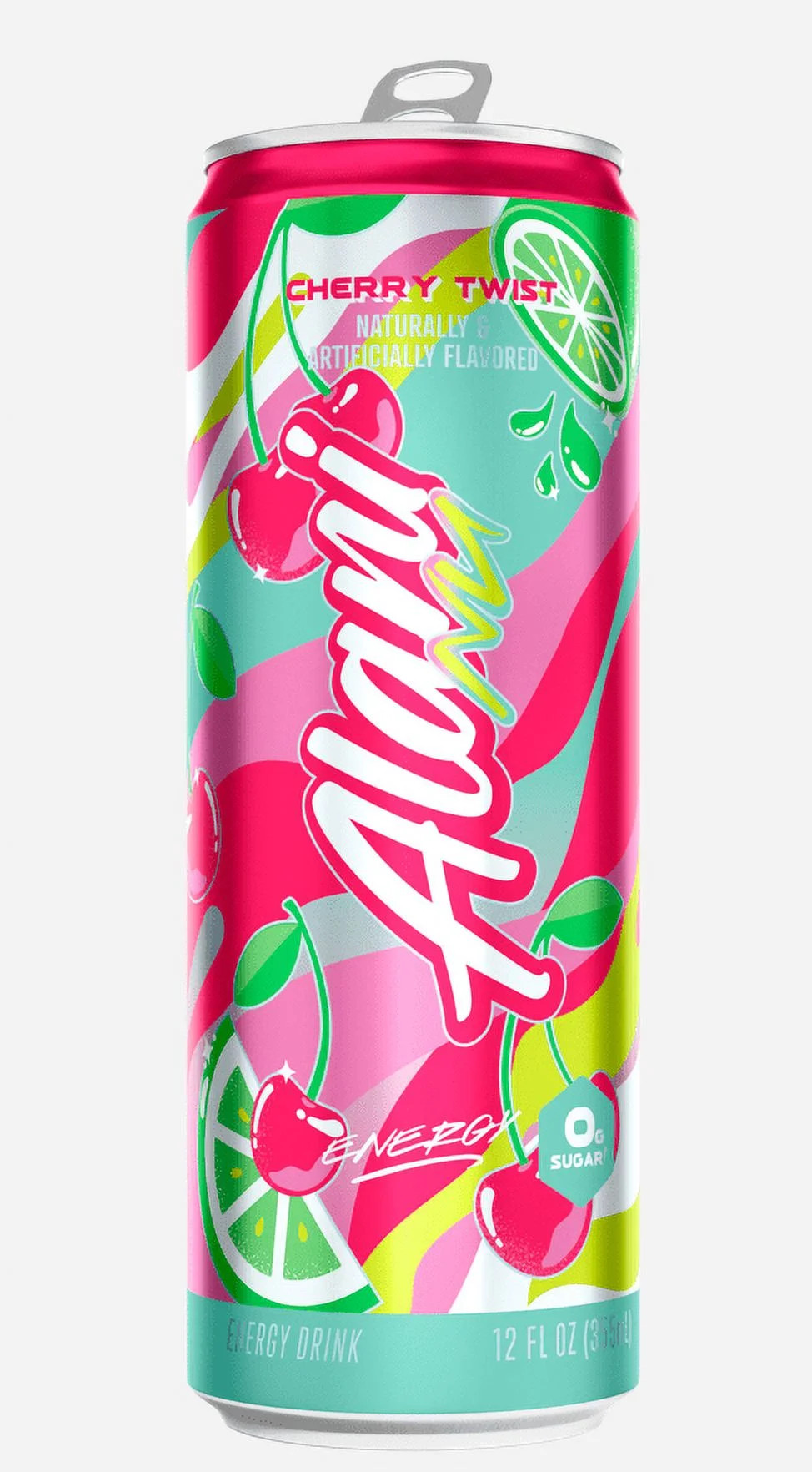 Alani Nu Energy Drink, Cherry Twist Limited Time Only, 12 fl oz (Single Can) | Walmart (US)