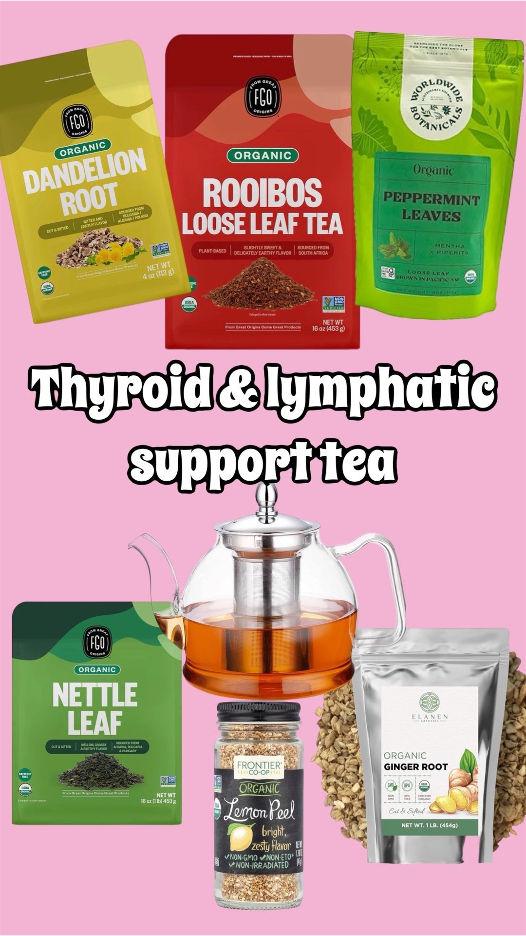 Thyroid and lymphatic support tea I’ve been making. 

#LTKmomlife #LTKdayinmylife #LTKselfcare
