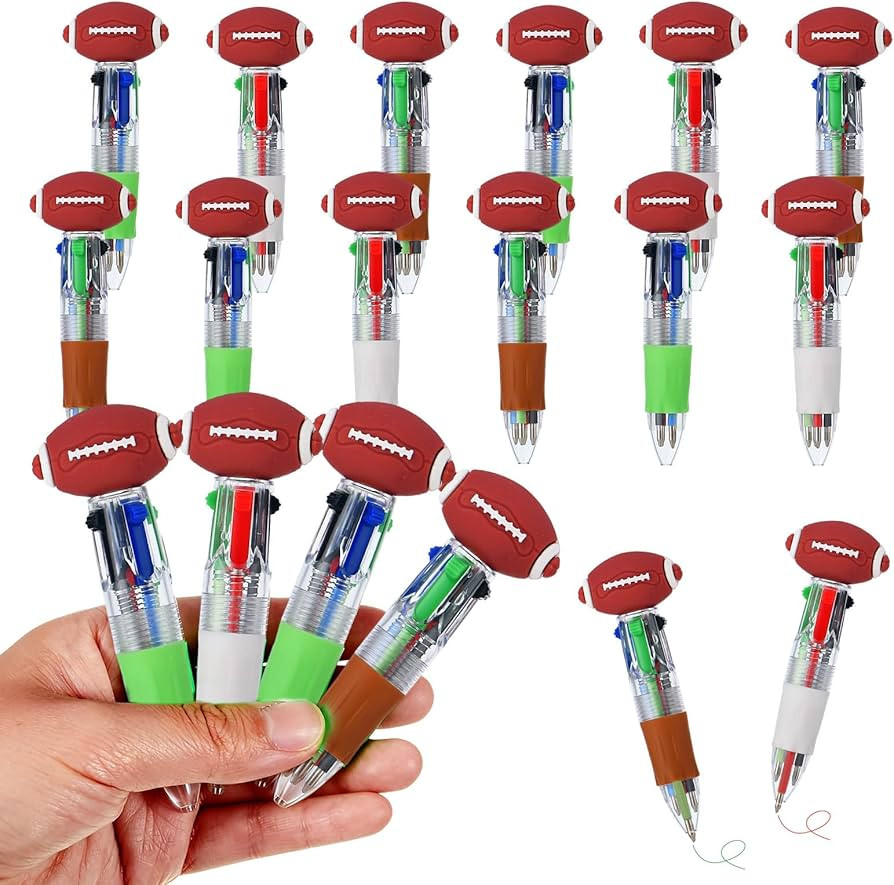 Football Party Favors Football Pens Mini Multicolor Pen in One Cute Fun 4-in-1 Pens Bulk Cool Bal... | Amazon (US)