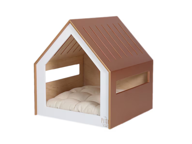 Modern and bright dog and cat house PetSo White Gold. Dog bed, cat bed, dog and cat furniture, pe... | Etsy (AU)