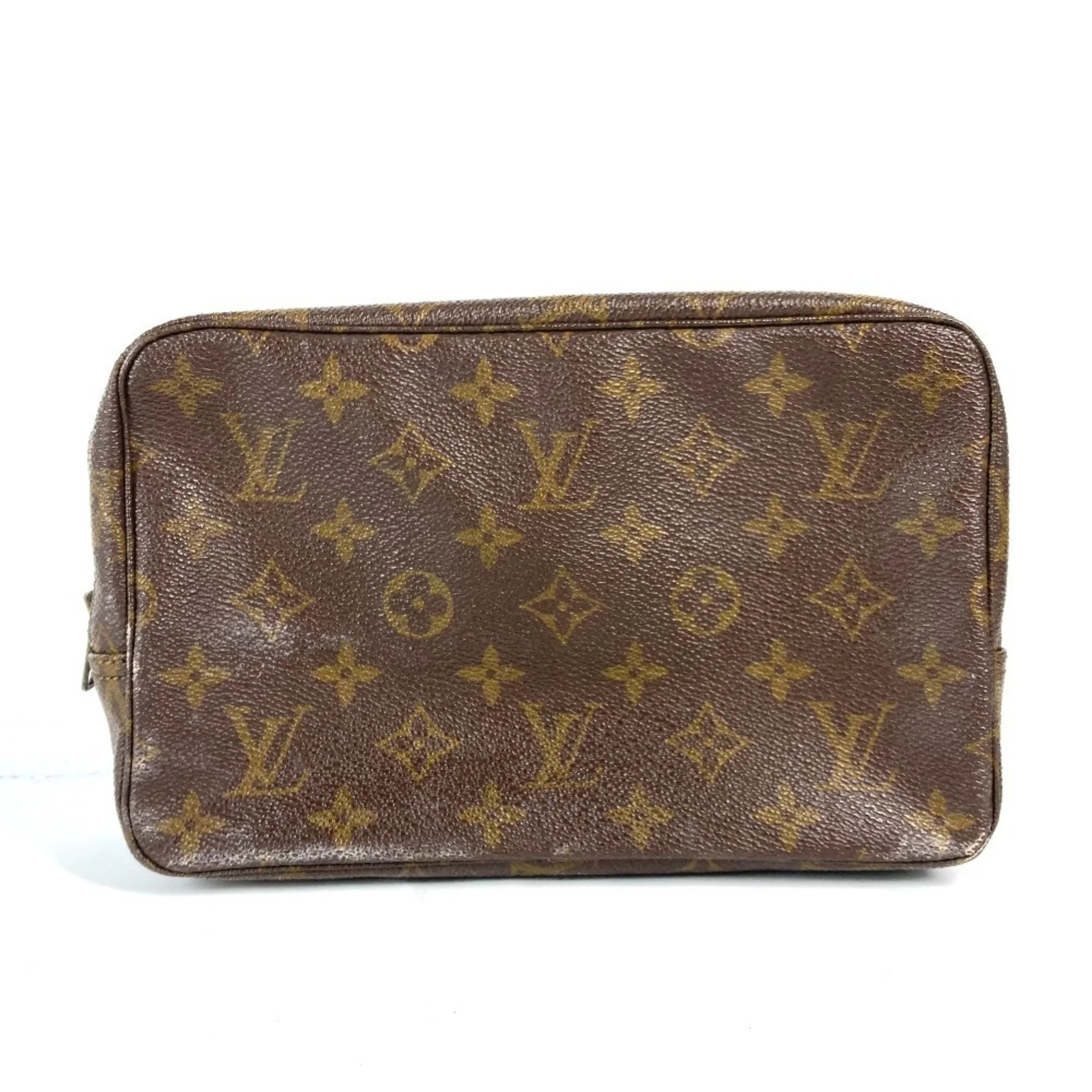 Pre-Owned LOUIS VUITTON M47524 Monogram True Toilet 23 Makeup Pouch, Cosmetic... (Good) | Walmart (US)