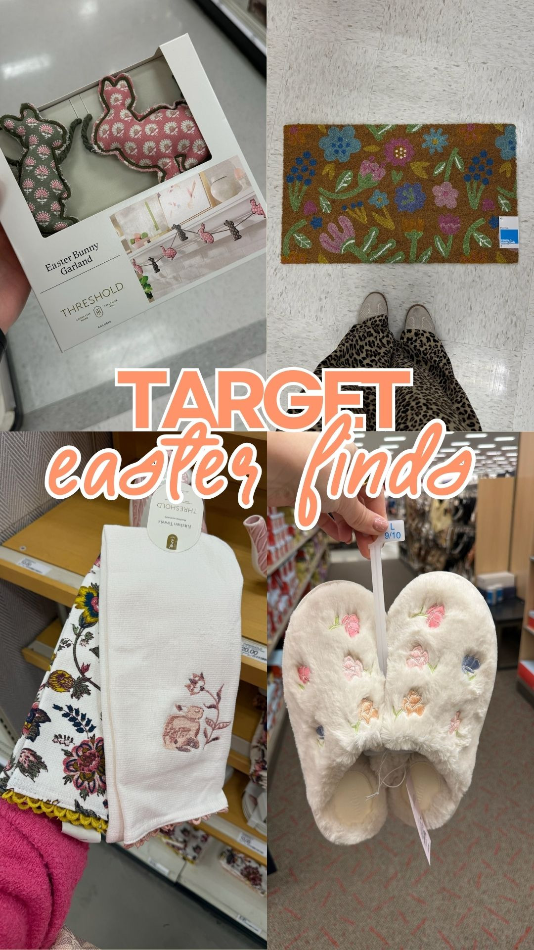Target Easter finds! I love these cozy slippers and adorable bunny garland.
 

 #LTKmomlife #LTKSeasonal #LTKHome