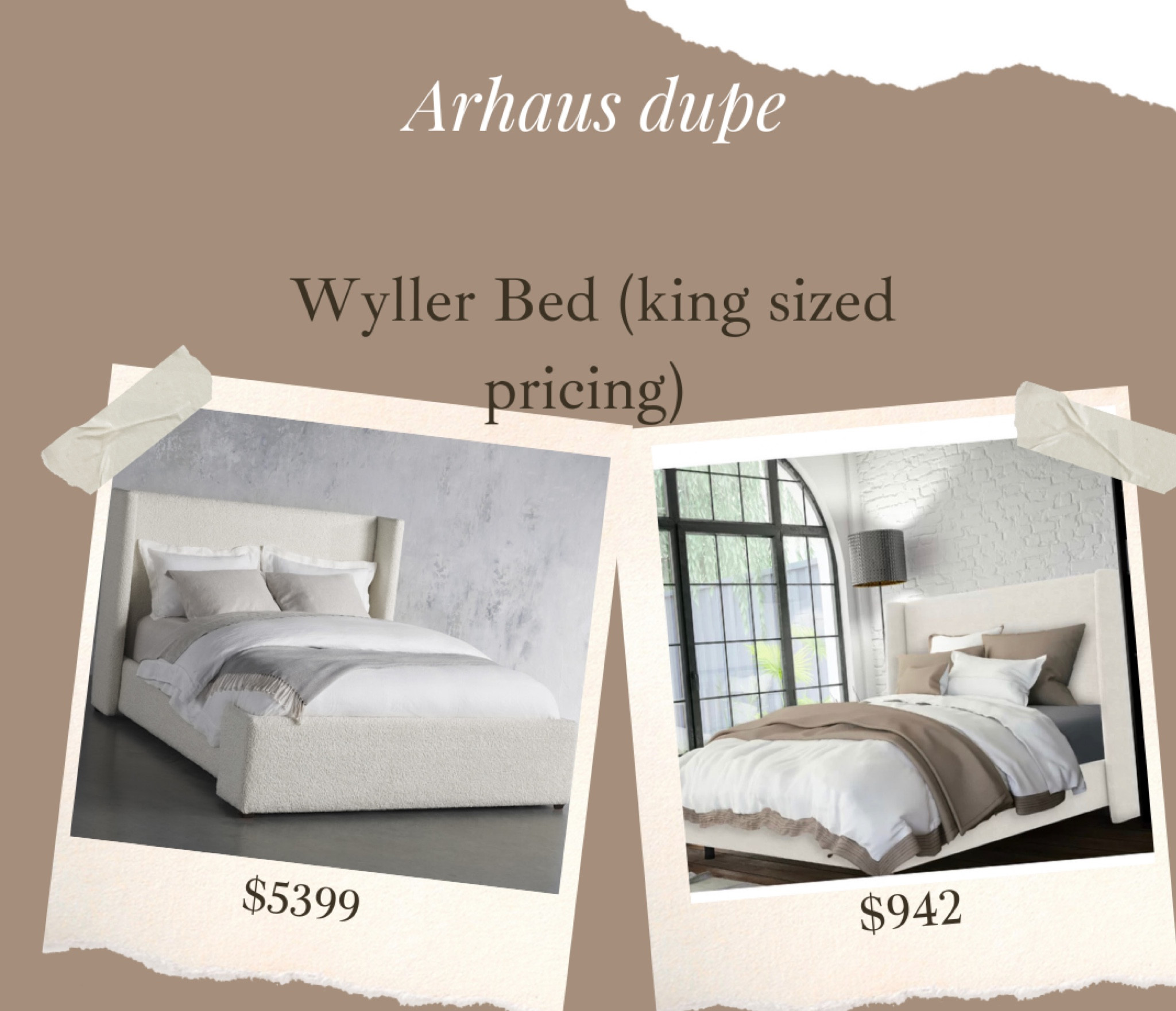 This arhaus dupe has amazing reviews! Absolutely love this upholstered bed frame and it comes in more colors! It’s currently on sale too! 

Looks for less, home decor, neutral decor, modern decor, arhaus, looks for less, chandelier, accent furniture, accent chair, neutral aesthetic, arhaus, restoration hardware, master bedroom, neutral bedroom, bedroom decor, modern organic bedroom, transitional bedroom

#LTKsalealert #LTKstyletip #LTKhome