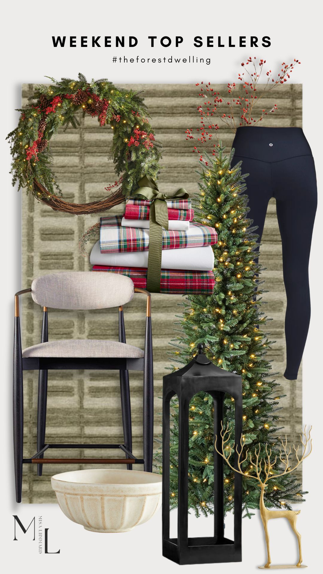 Sharing the top sellers from the weekend! I used several pencil trees on the front porch to create a festive winter wonderland! The Stewart Plaid duvet cover set is so cute for the holidays. This rug is amazing quality. The color looks so good year round. 

 #LTKHoliday #LTKSeasonal #LTKHome