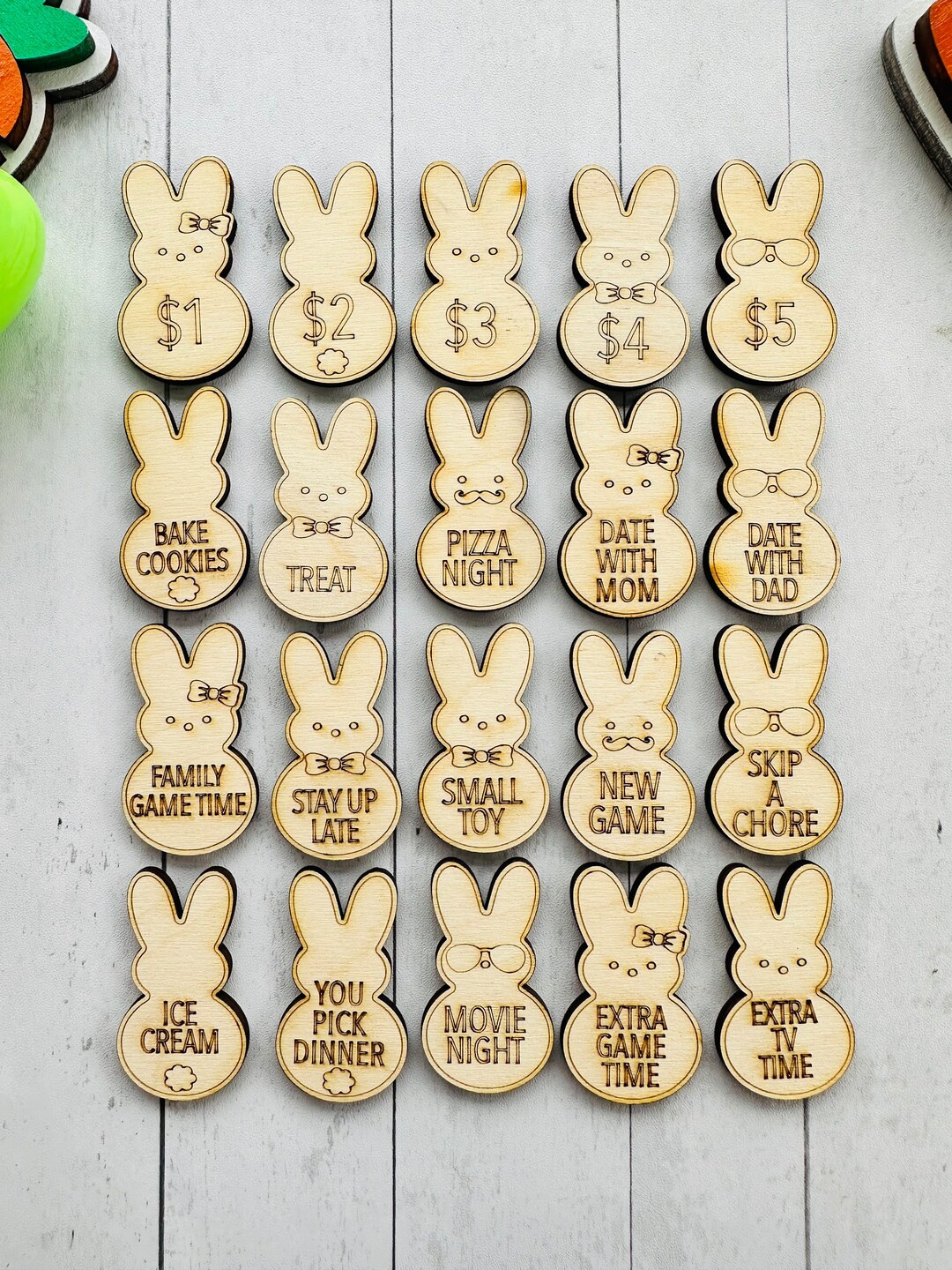 Easter Tokens, Easter Reward Tokens, Easter Egg Fillers, Peep Egg Fillers, Kids Chore Tokens, Kid... | Etsy (US)