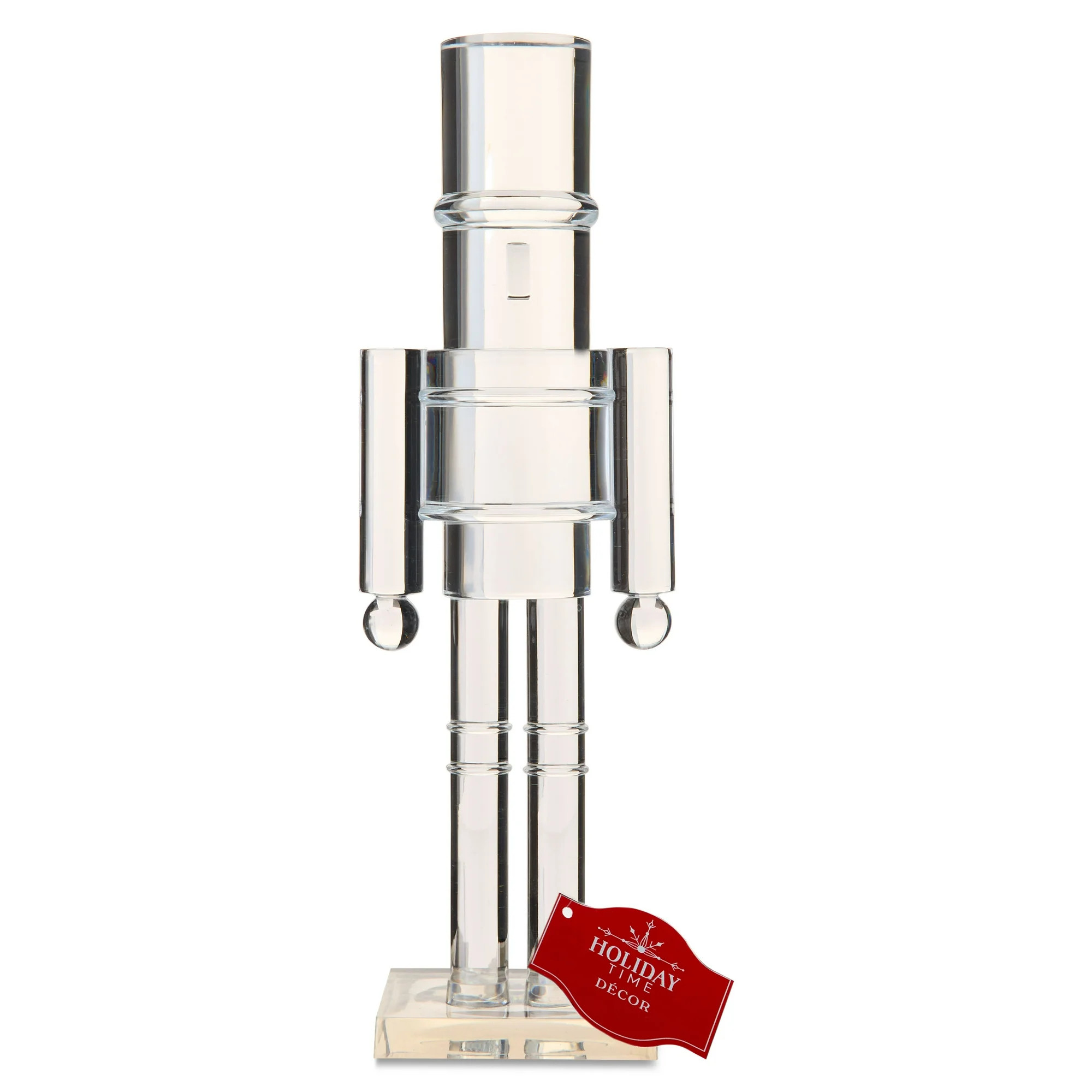 Decorative Nutcracker, Clear, 10", by Holiday Time | Walmart (US)