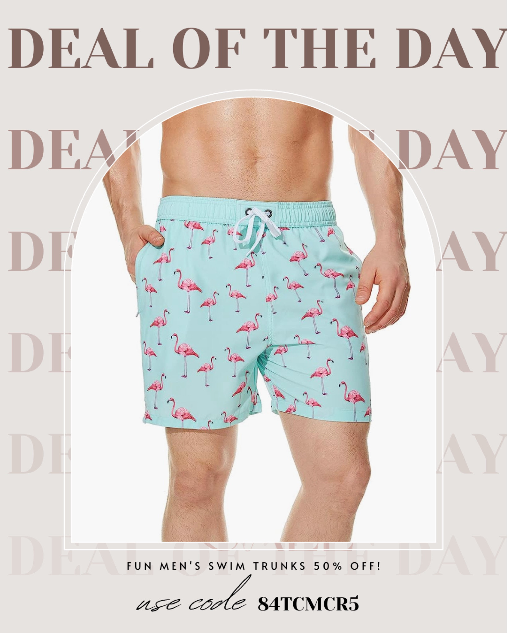 Amazon deal of the day: cutest men’s swim trunks starting at $4! Get 50% off with code: 84TCMCR5

#founditonamazon #amazonfinds #swim

#LTKsalealert #LTKmens #LTKswim